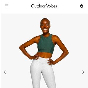 Outdoor Voices Athena Crop Top